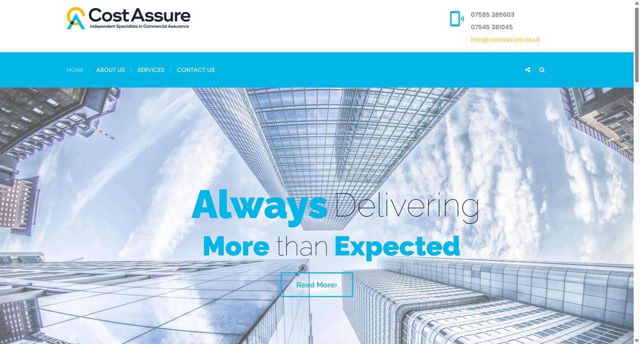 Costassure website by WebDevLab
