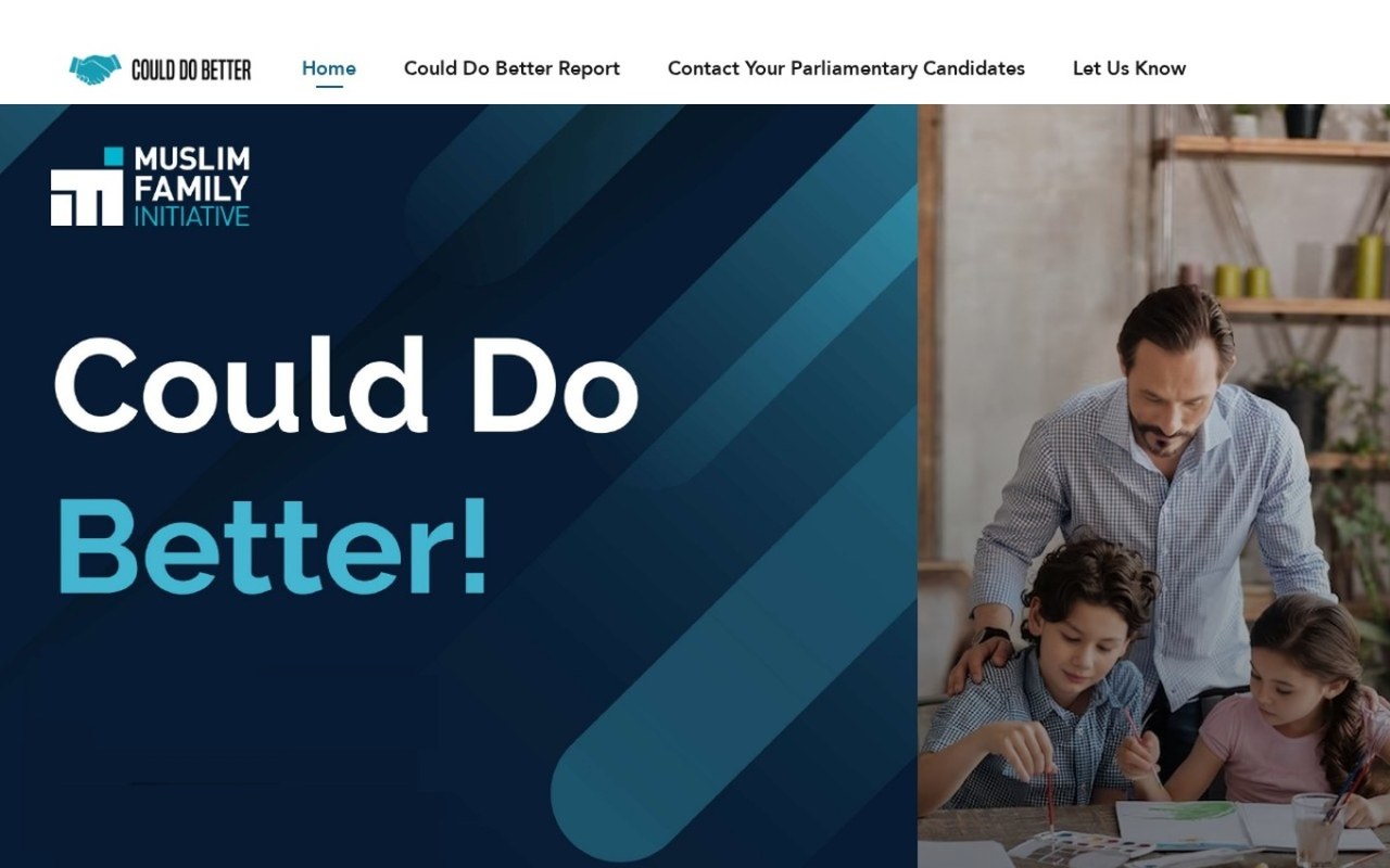 Could Do Better website by WebDevLab