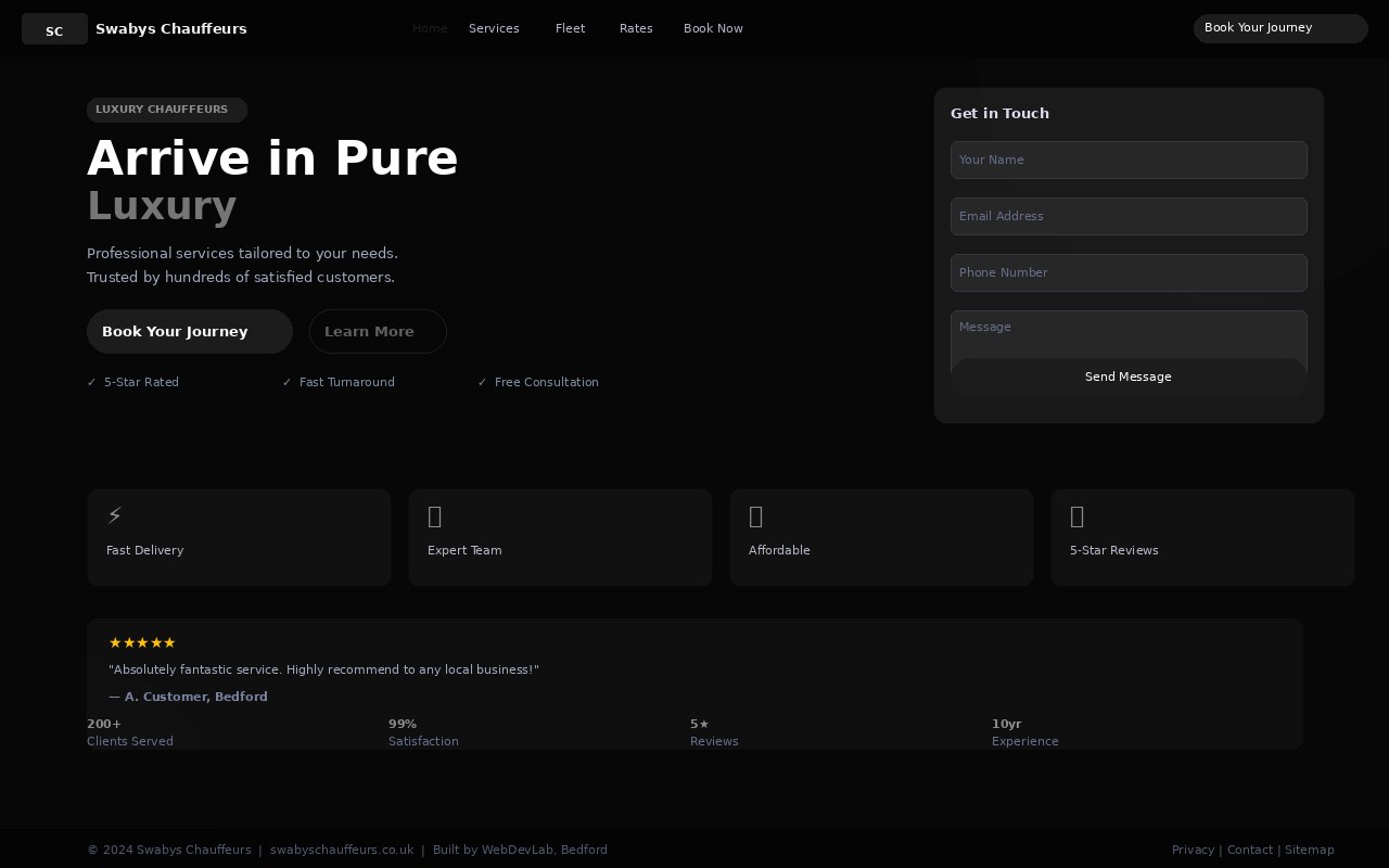 Example website by WebDevLab